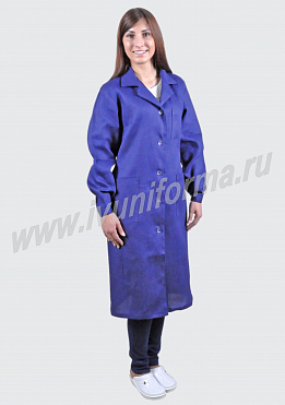 Халат рабочий женский арт. Р-20-256-ДИАГ