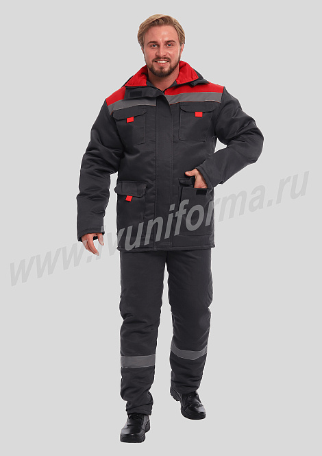 Костюм рабочий мужской арт. Р-02-208-ГР
