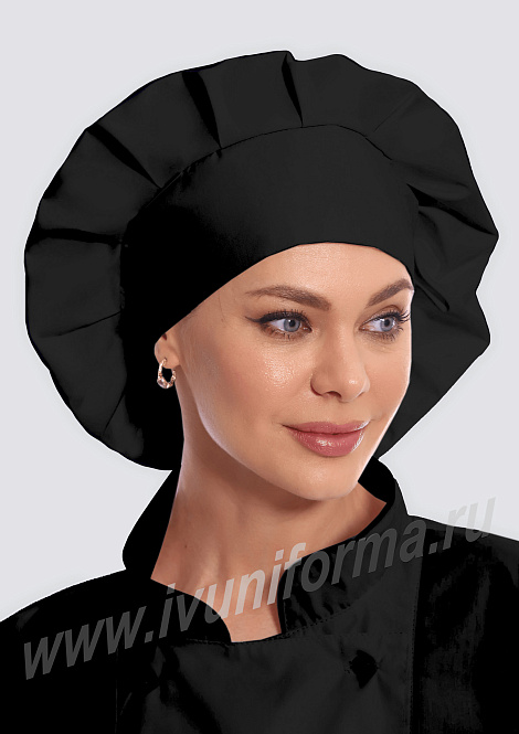 Колпак повара на резинке женский арт. ГУ-12-45-ТС